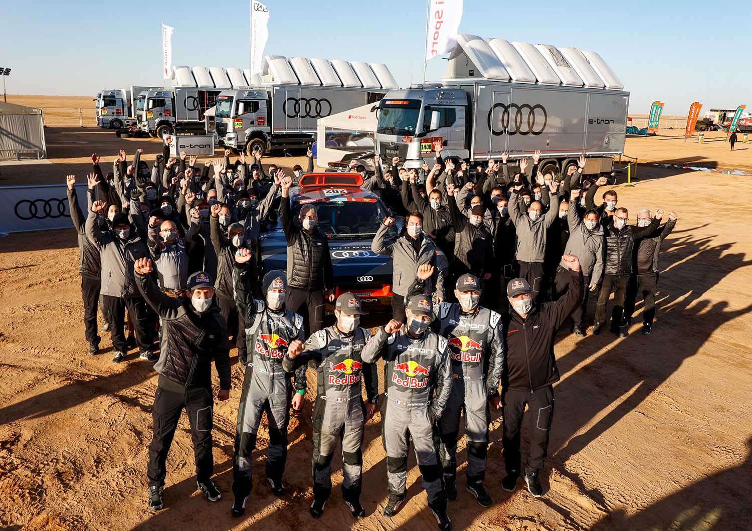 Audi’s RS Q E-Tron Makes History As First Electric Vehicle To Win At Dakar